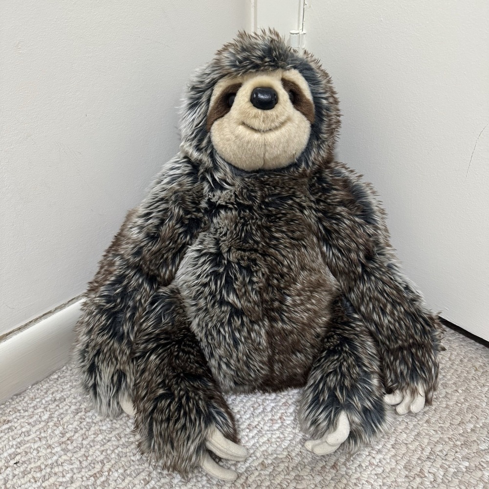 Douglas Sylvie Sloth Plush 15 Inches Sitting Realistic Stuffed Animal #309